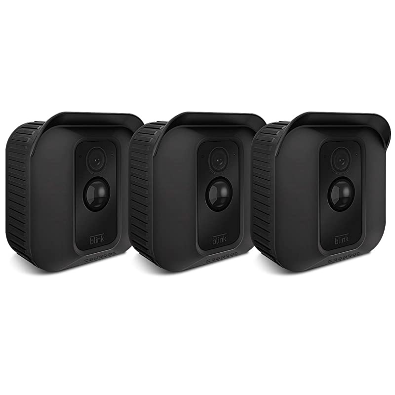 Silicone Skin for Blink XT2/XT Camera - [3 Pack] Premium Silicone UV Weather Resistant Protective and Camouflaged Case Cover for Blink XT2 & XT Home Security Indoor Outdoor Camera - Black