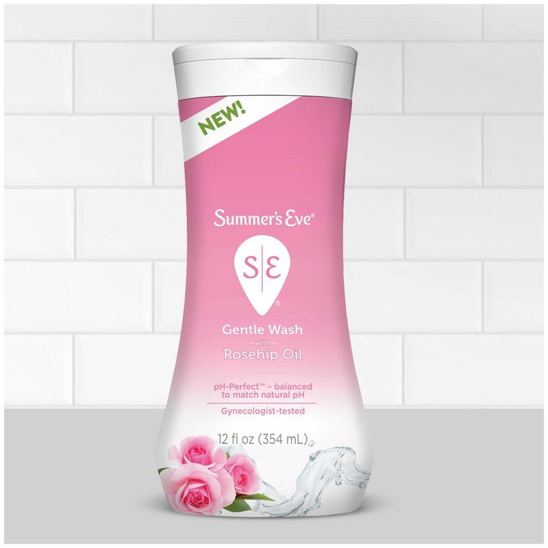 Summer's Eve Gentle Wash with Rosehip Oil - 12 fl oz