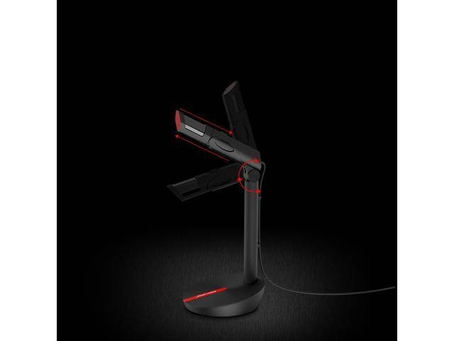 Electronics Plug and Play Home Studio Adjustable USB Desktop Microphone Compatible w/ PC ideal for Gaming Chatting, Skype, MSN, Yahoo Recording - Black