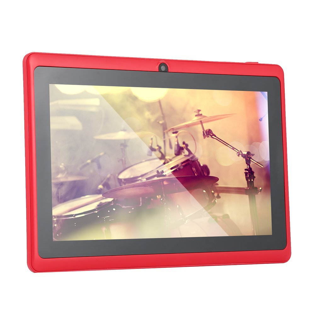 Mini Tablet 7 Inch 8GB WIFI 1.3GHz 7 Inch 5-7 hours Tablet Red TABLET-QT-7-R