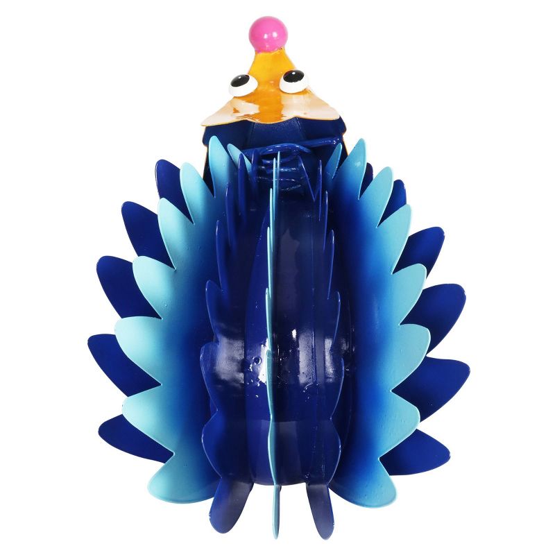 9.65" Metal Colorful Hedgehog - Exhart