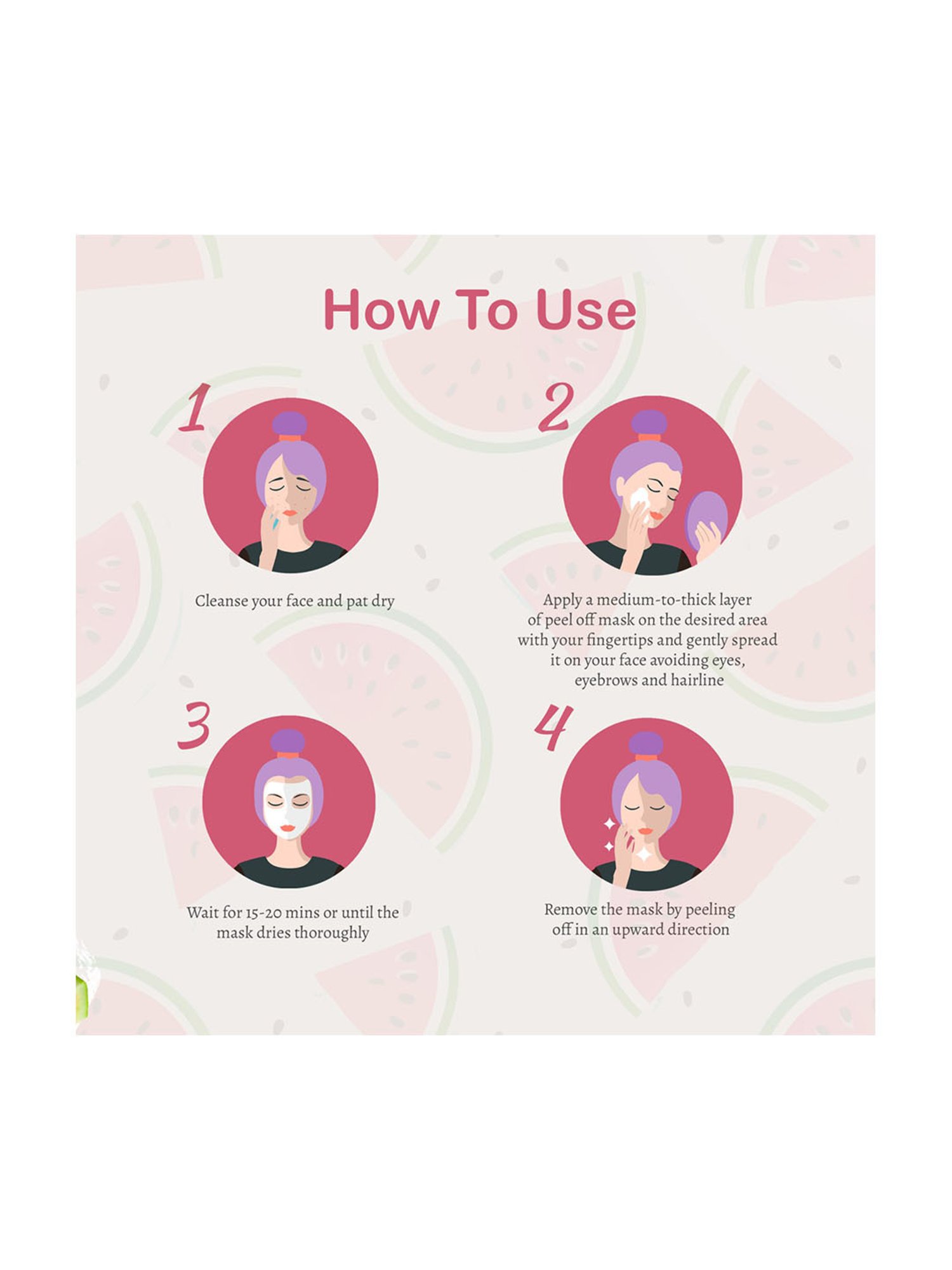 Glamveda Watermelon and Collagen Peel Off Mask - 100 gm