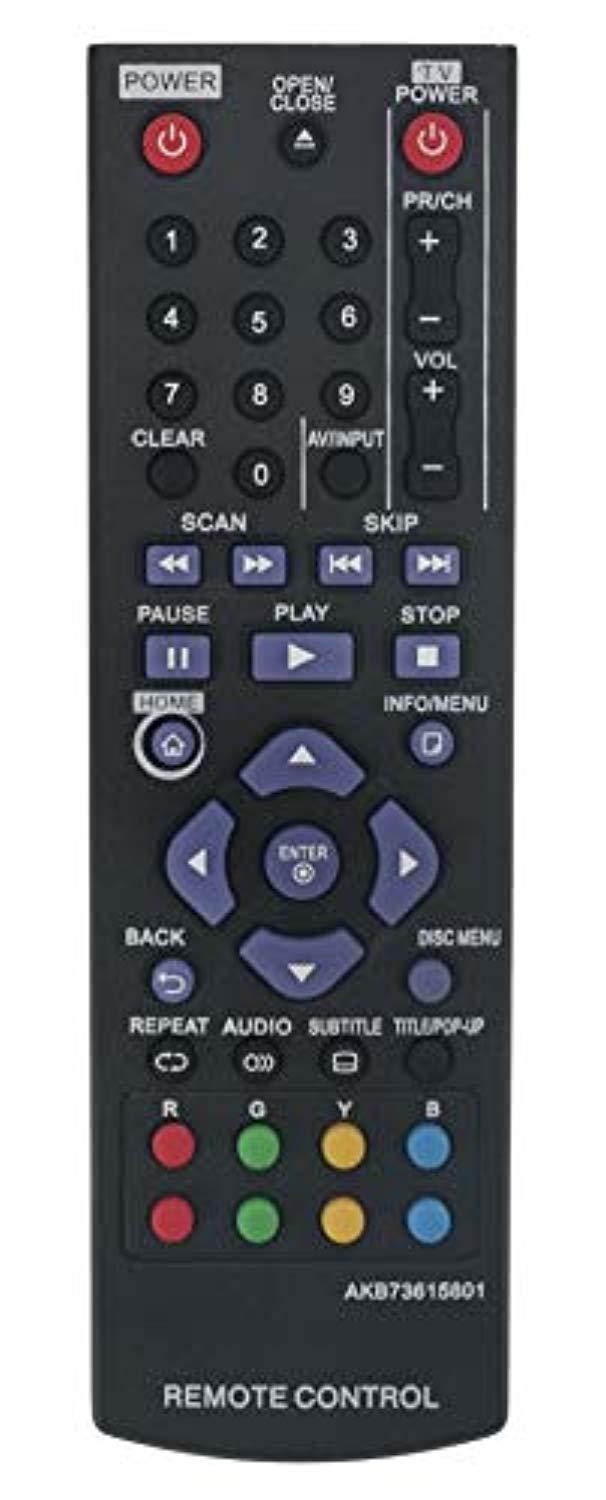 new akb73615801 replaced remote fit for lg bp320n bp220 bp125 bp220n bp200 bp325w bp320 bp125n bp325 bp325n bp120 256lg blu-ray
