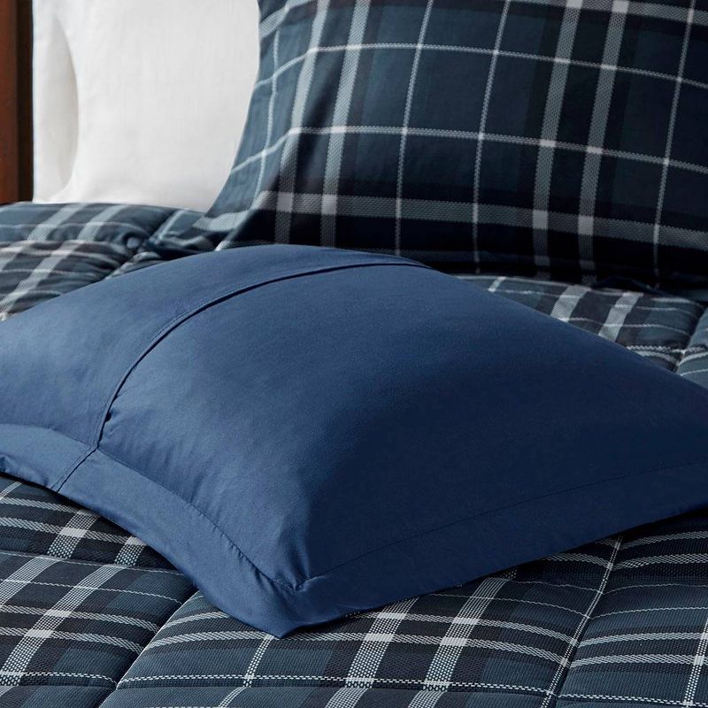King Flint CozySpun Down Alternative Comforter Mini Set - Navy