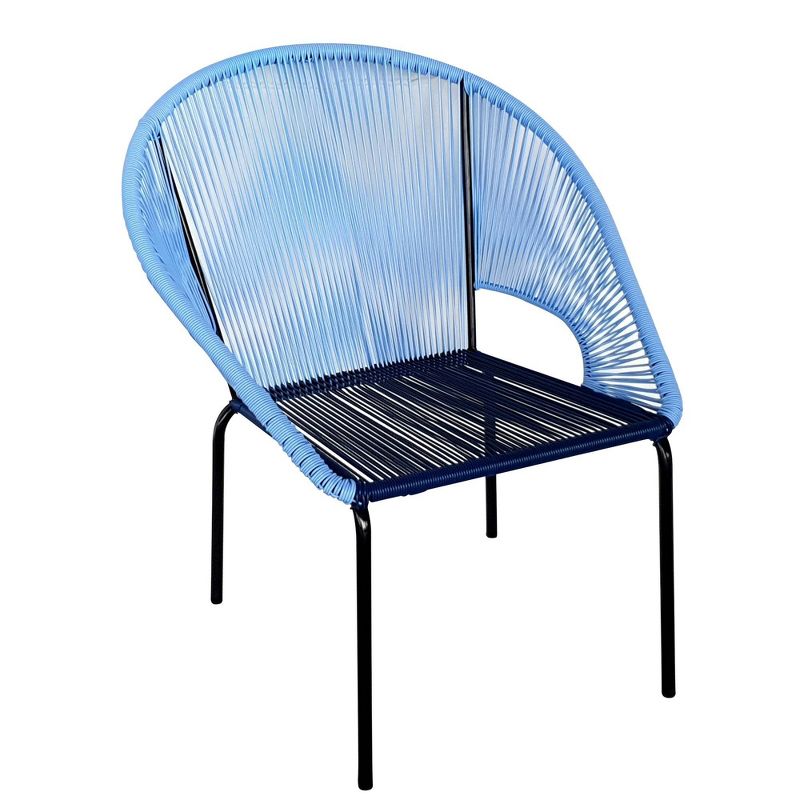 3pc Outdoor Conversation Set - Blue - TK Classics