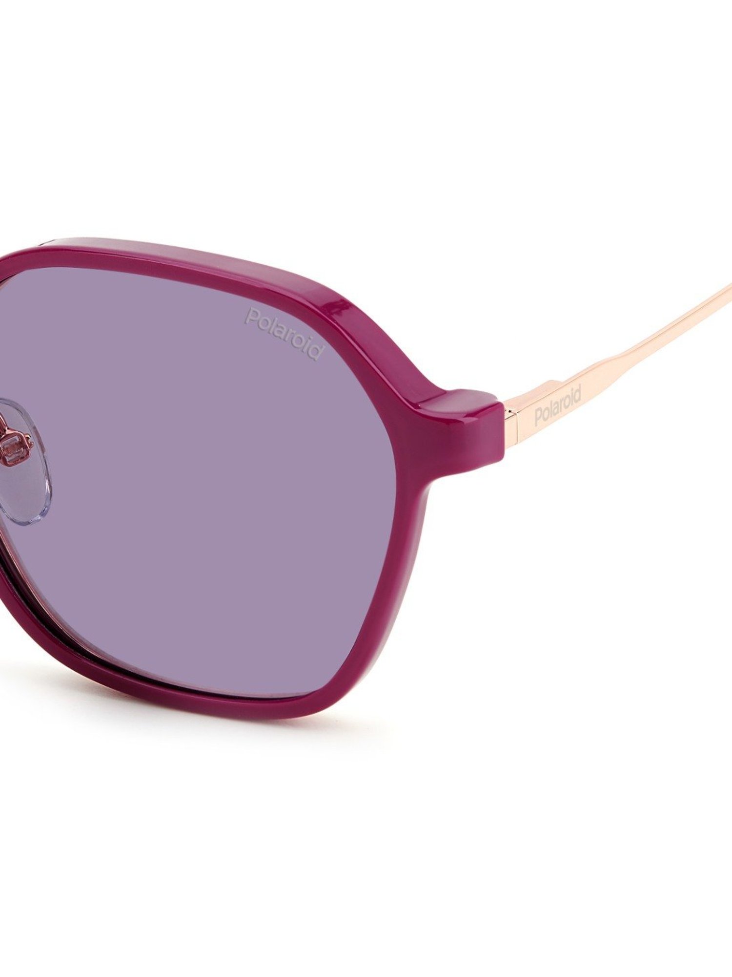 Polaroid Purple Geometric Unisex Sunglasses