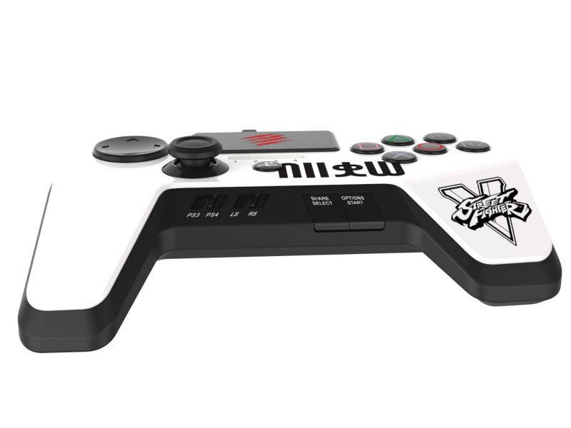 Mad Catz SFV FightPad PRO for PlayStation 3 & PlayStation 4 - White