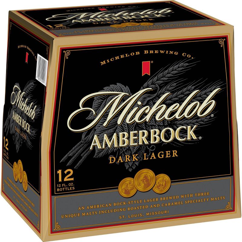 Michelob Amber Bock Dark Lager Beer - 12pk/12 fl oz Bottles