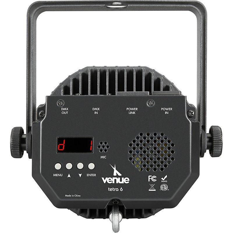 Venue Tetra 6 RGBA Compact Wash Light Black