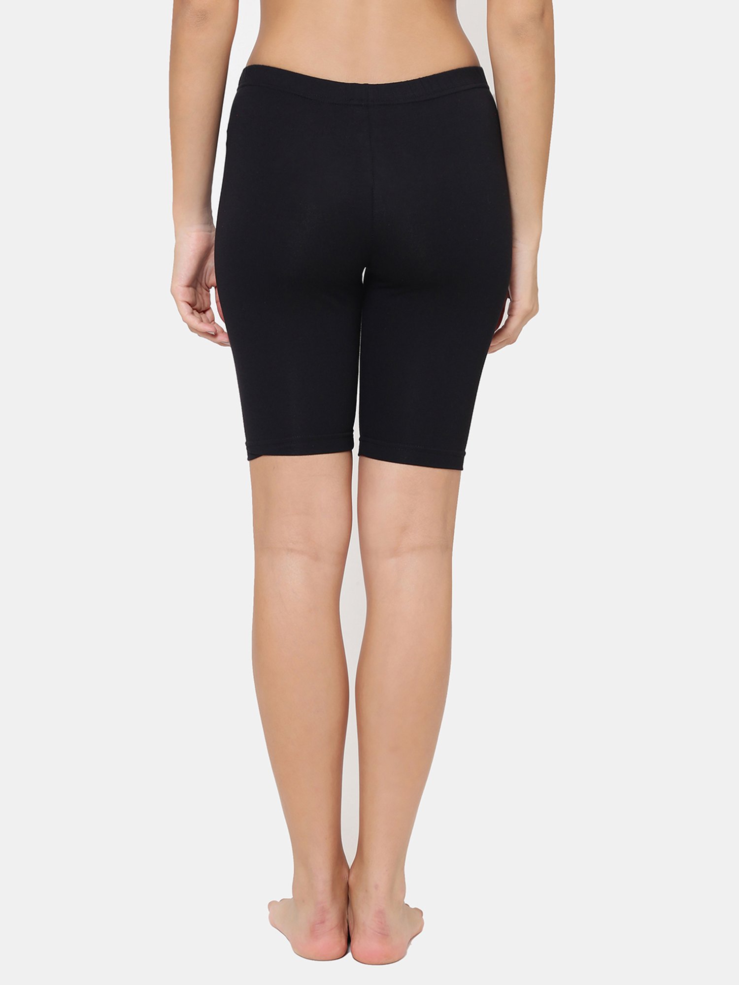 Leading Lady Black & Skin Shorts - Pack of 2