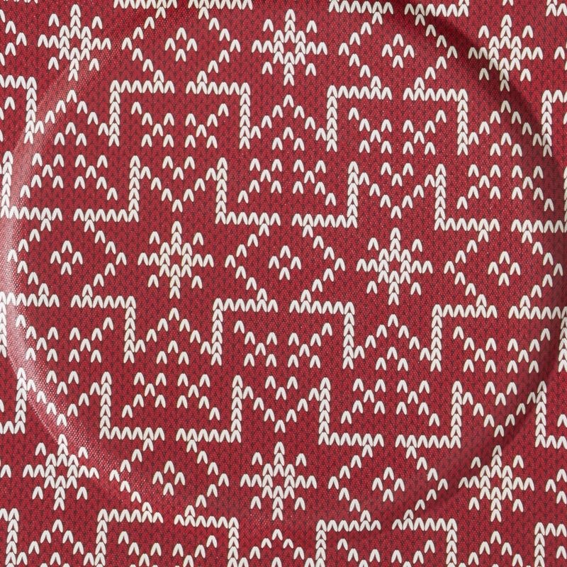 Saro Lifestyle Christmas Sweater Charger Plates (Set of 4)