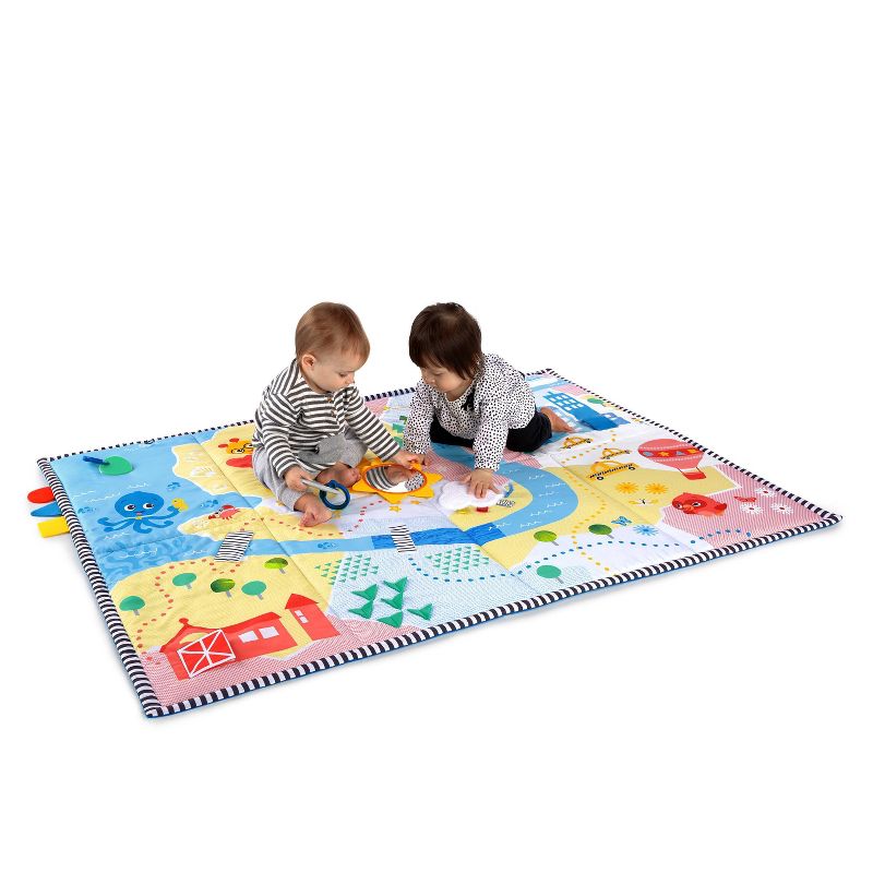 Baby Einstein Sea & City Sensory Playscape Plush Activity Mat