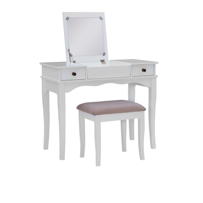Salisbury Vanity w/Mirror White - Chique