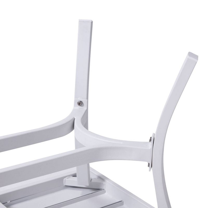 Peaktop 4pc Wicker Patio Conversation Set - Coastal - Teamson