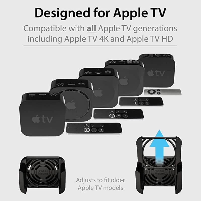 Apple TV Mount - Compatible with all Apple TVs including Apple TV 4K