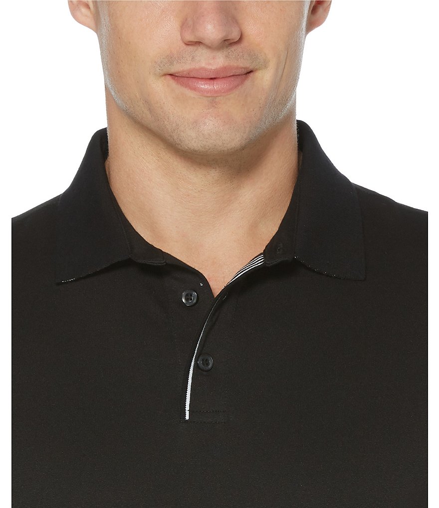 Perry Ellis Big & Tall Iconic Performance Stretch Short-Sleeve Polo Shirt