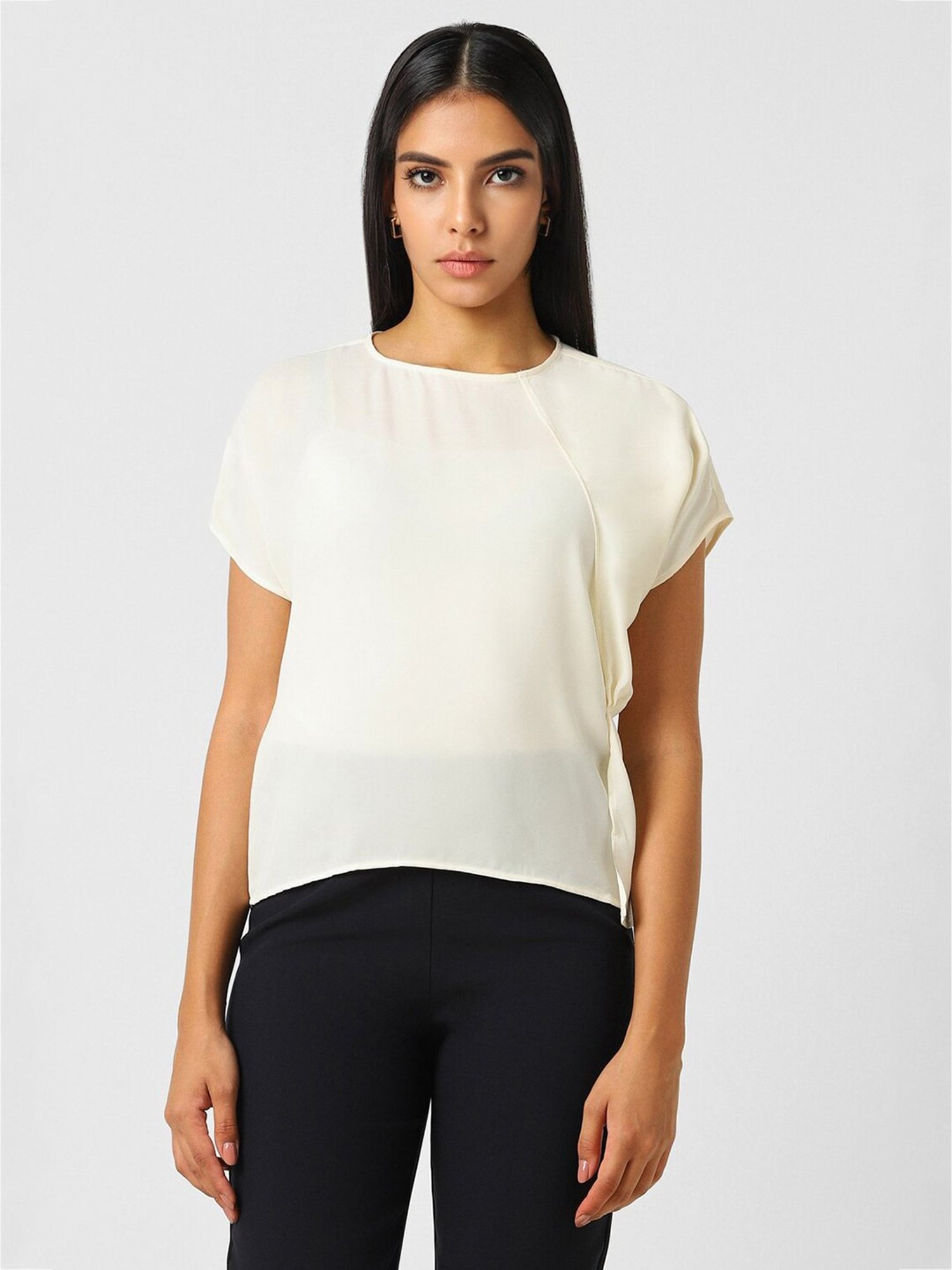 Van Heusen Beige Regular Fit Top