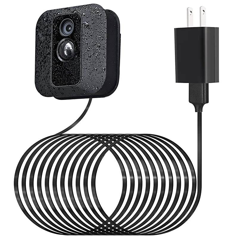 Power Adapter for Blink XT XT2 Outdoor amp Indoor Camera Long and Thin 25 ft75m Weatherproof Cable Continuously Charging Your Blink Security Camera Black