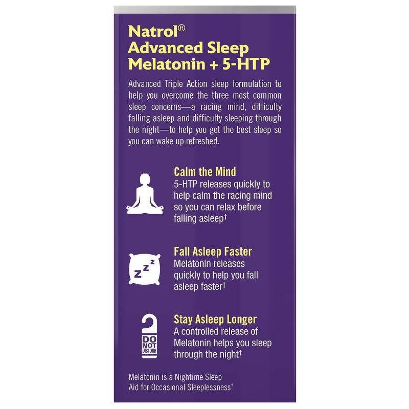 Natrol Melatonin 5-HTP Advanced Sleep Tablets - 60ct