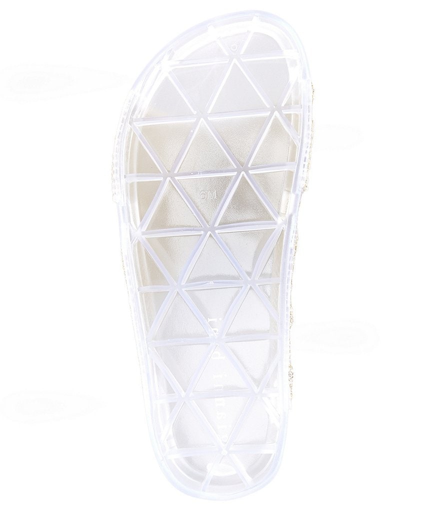 Gianni Bini Emersinne Rhinestone Crossband Jelly Slides