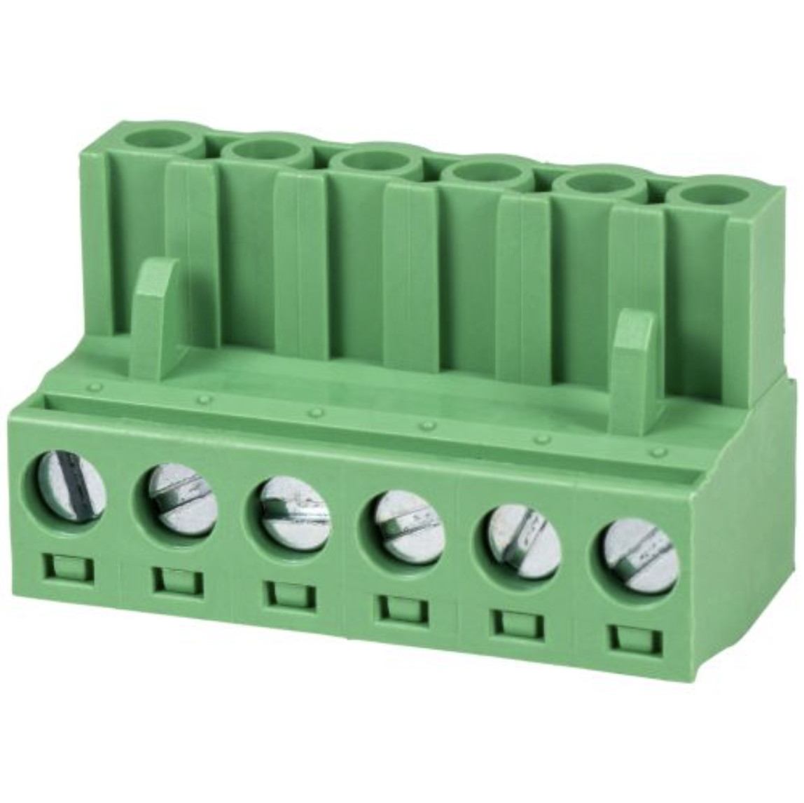 Parts Express Phoenix Type Connector 6-Pole 5mm Pitch (4 Pack)