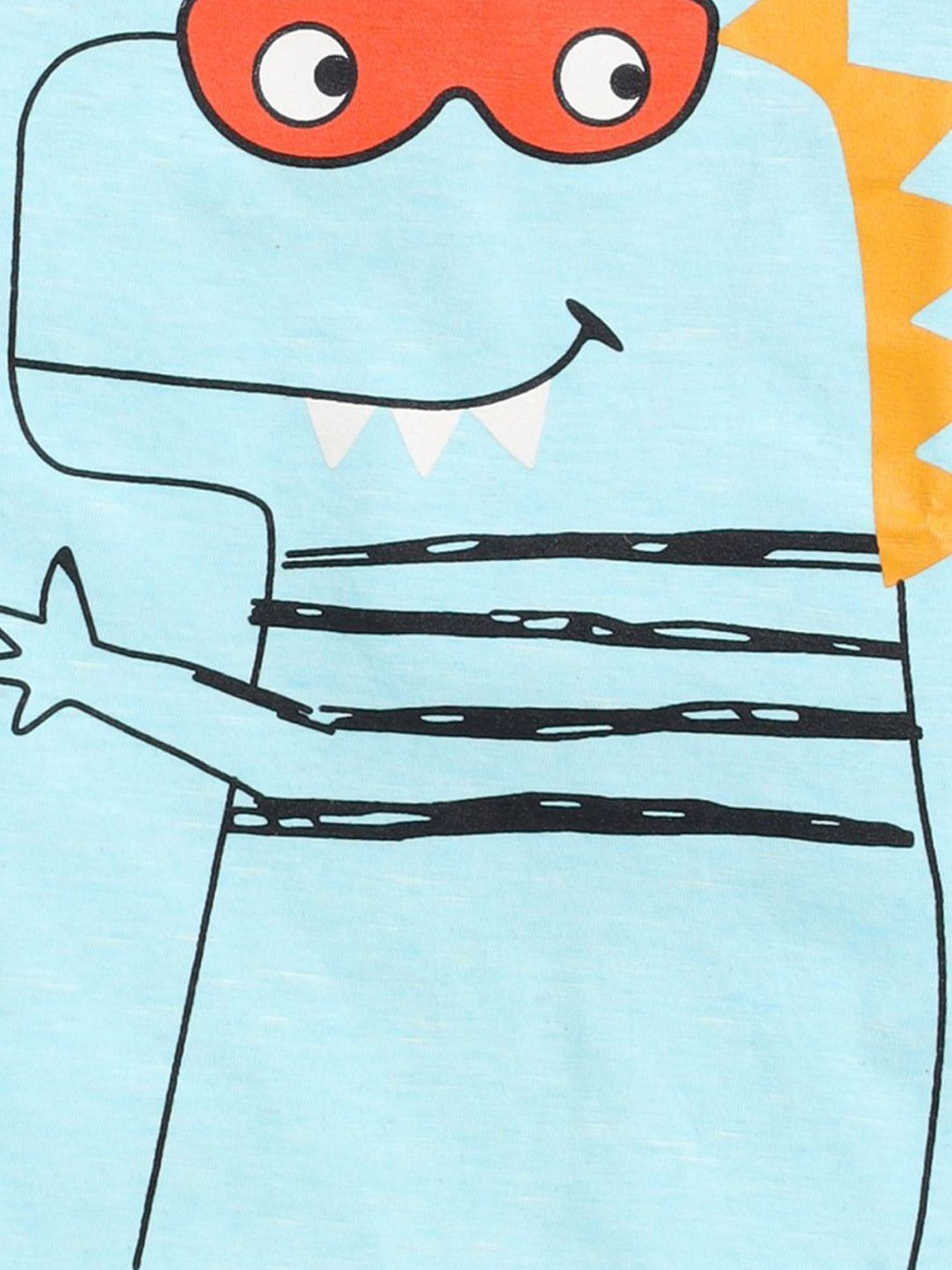 Lazy Shark Kids Navy Printed T-Shirt & Shorts