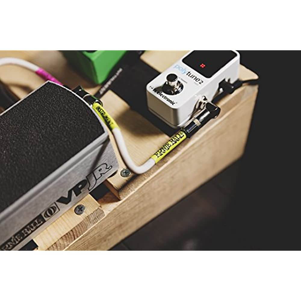 Ernie Ball 6" Angle Patch Jumper Cable, 3-Pack, White