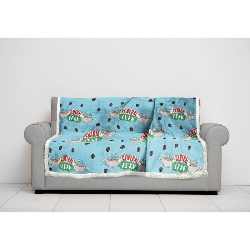 Friends Coffee Sherpa Blanket