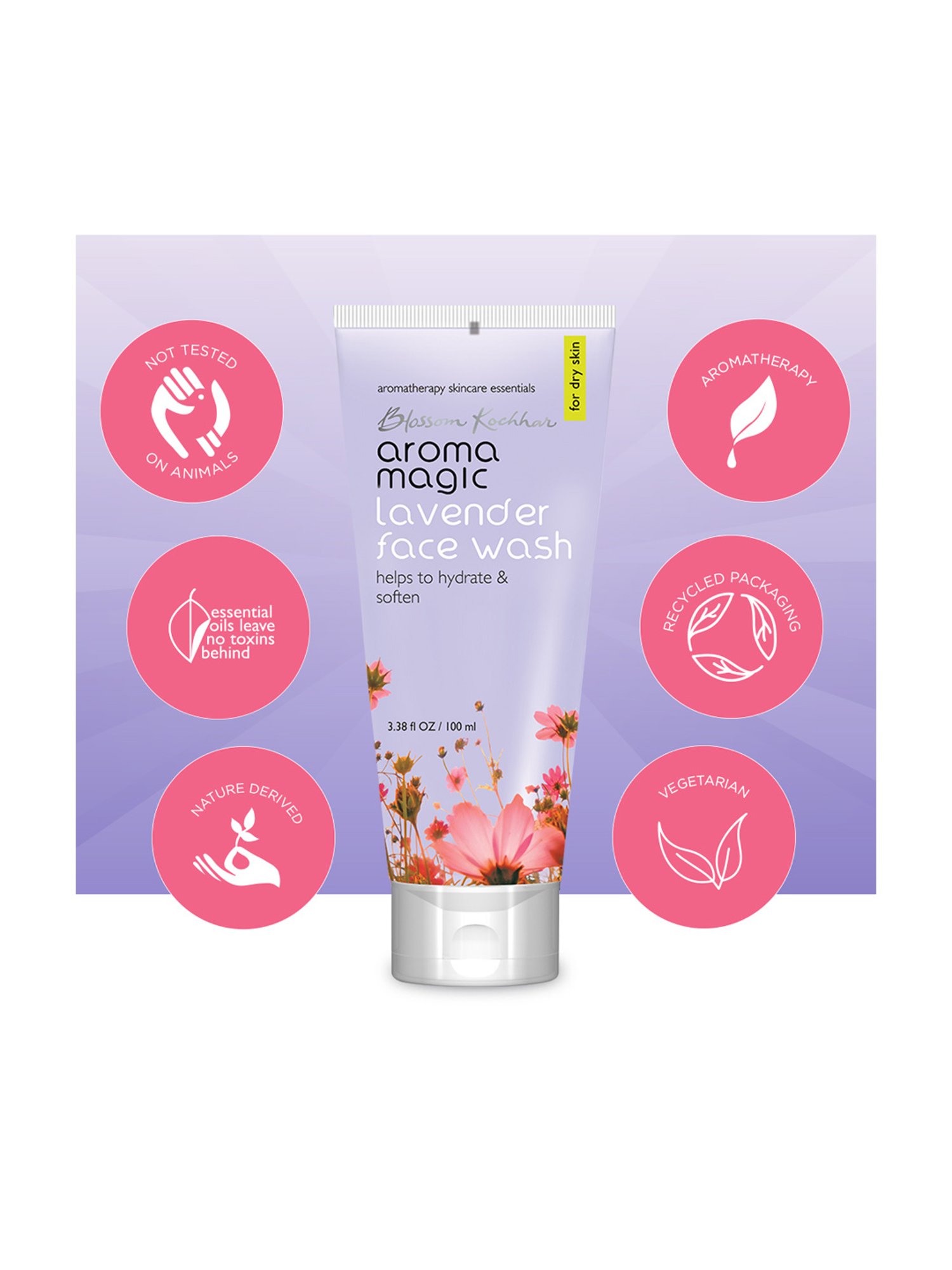 Aroma Magic Lavender Face Wash - 100 ml