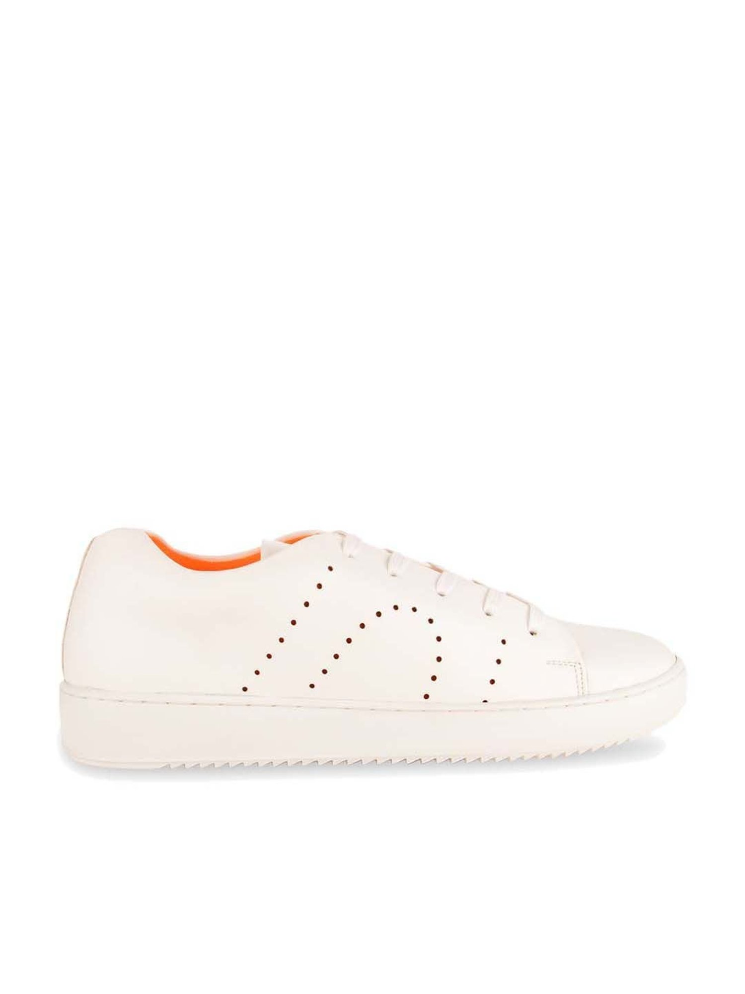 Regal Men's Chalk White Casual Sneakers