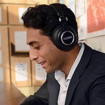 Koss BT540i Full Size Bluetooth Headphones (Black with Silver Trim)