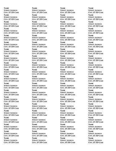 BESTeck White Laser Inkjet 1.75"x0.5" Return Address Mailing FBA Labels 80-UP 80 Labels Per Sheet (500 Sheets)