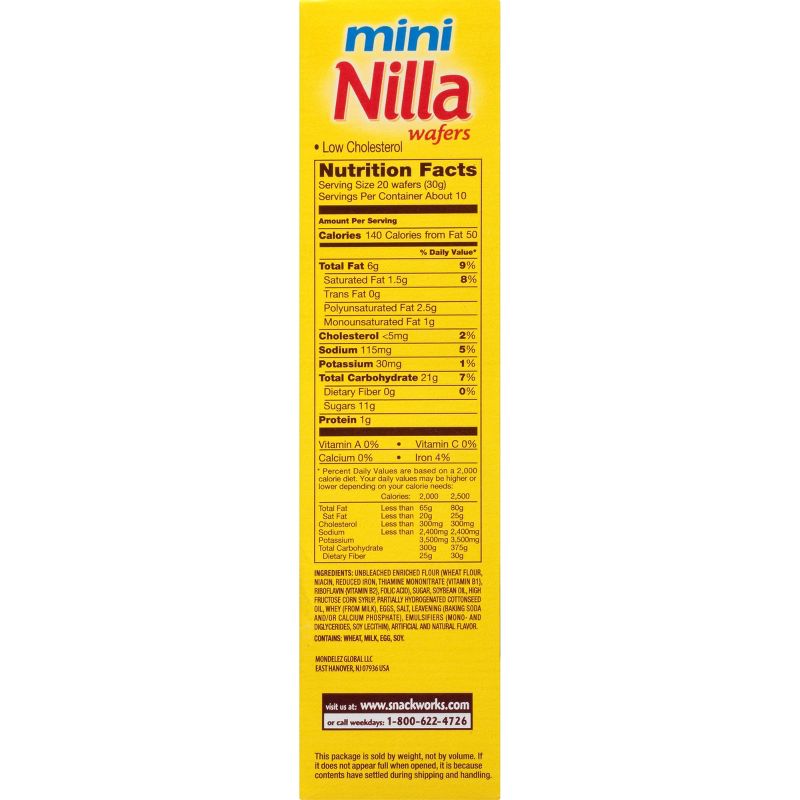 Nilla Mini Wafers Cookies - 11oz