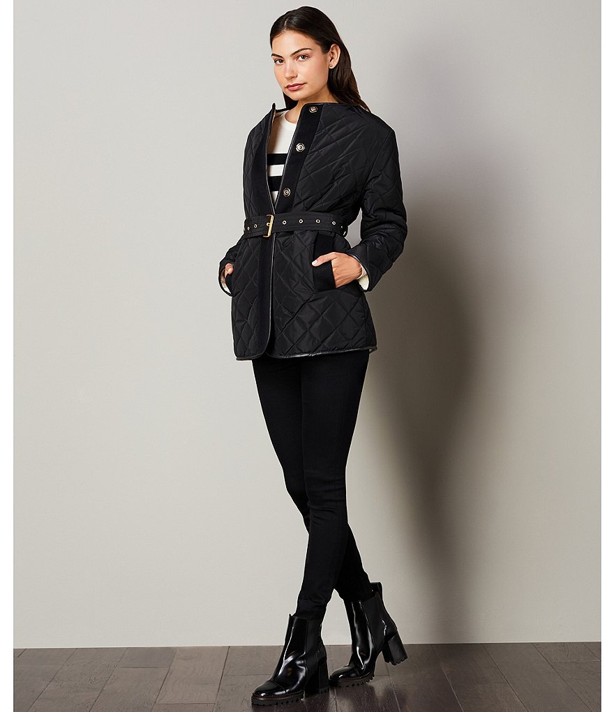 See By Chloe Mallory Leather Block Heel Lug Sole Chelsea Booties