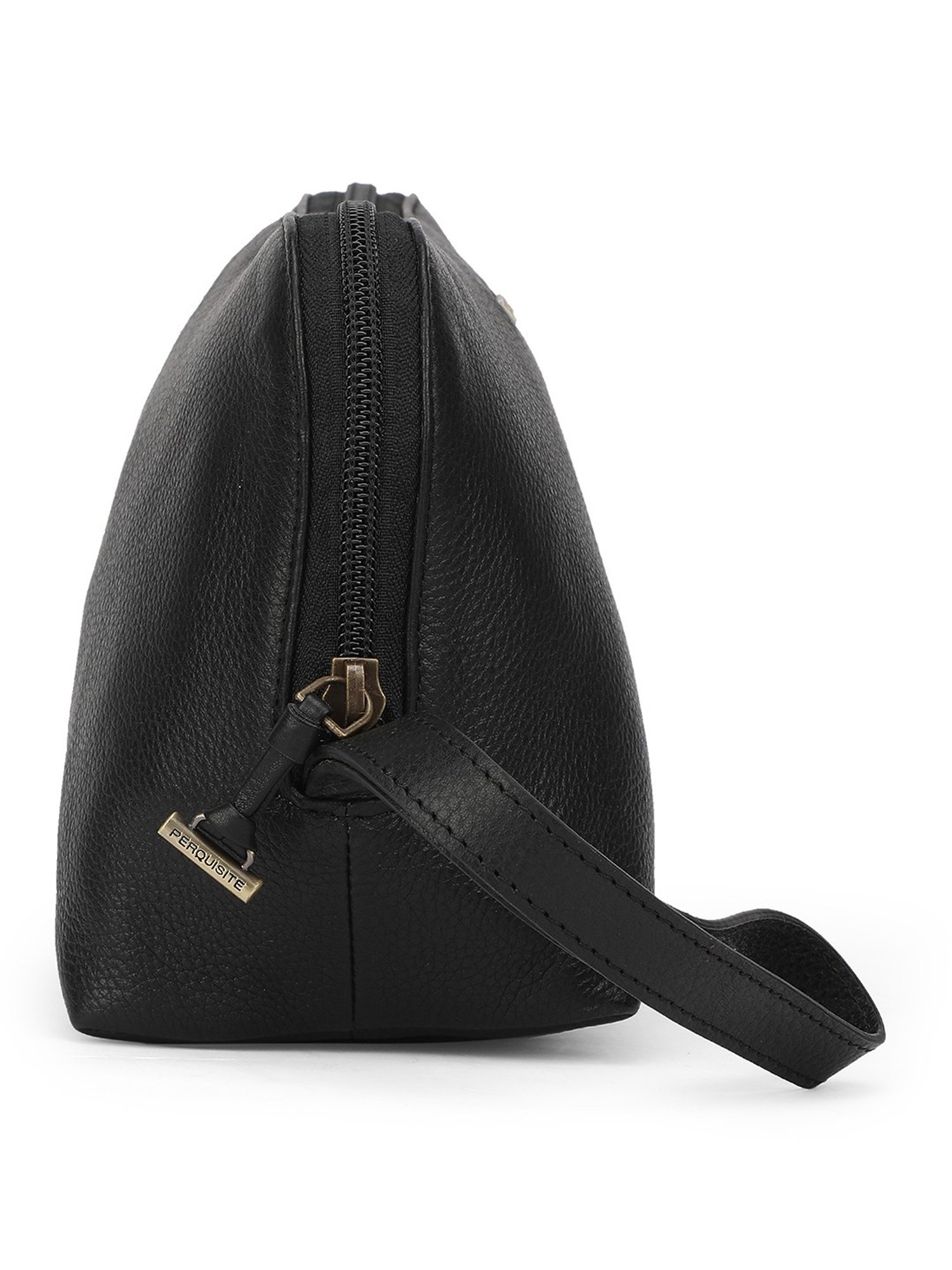 PERQUISITE TIMELESS TRAVELER Black Solid Pouch
