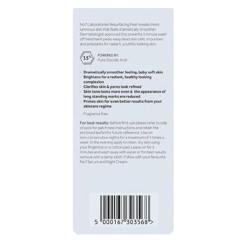 No7 Laboratories Resurfacing Peel 15% Glycolic Acid - 1 fl oz