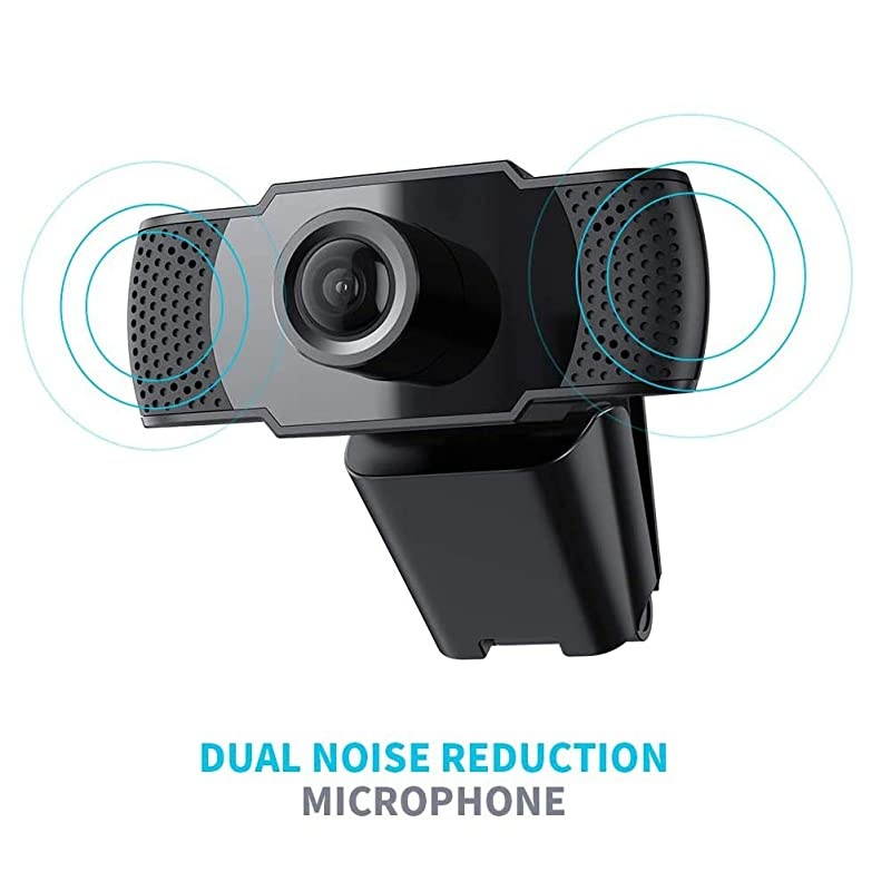Upgraded 1080P HD Webcam with Microphone Laptop Desktop PC Web Camera 2MP 30fps USB Plug and Play Video Computer Camera for Live Streaming Gaming Calling and Conferencing