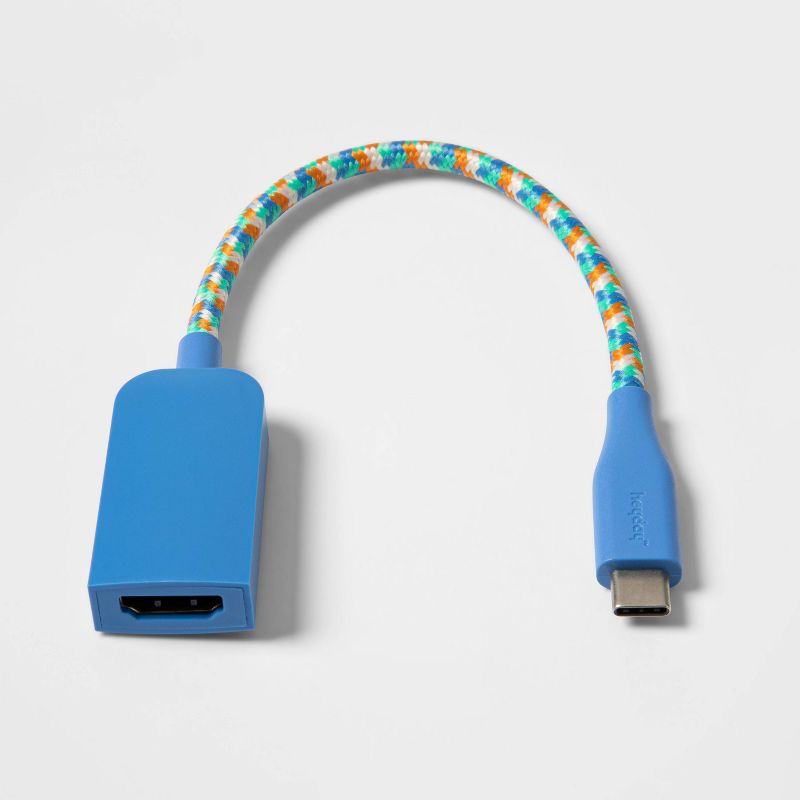 heyday™ 8.5" USB-C to HDMI Adapter - Blue
