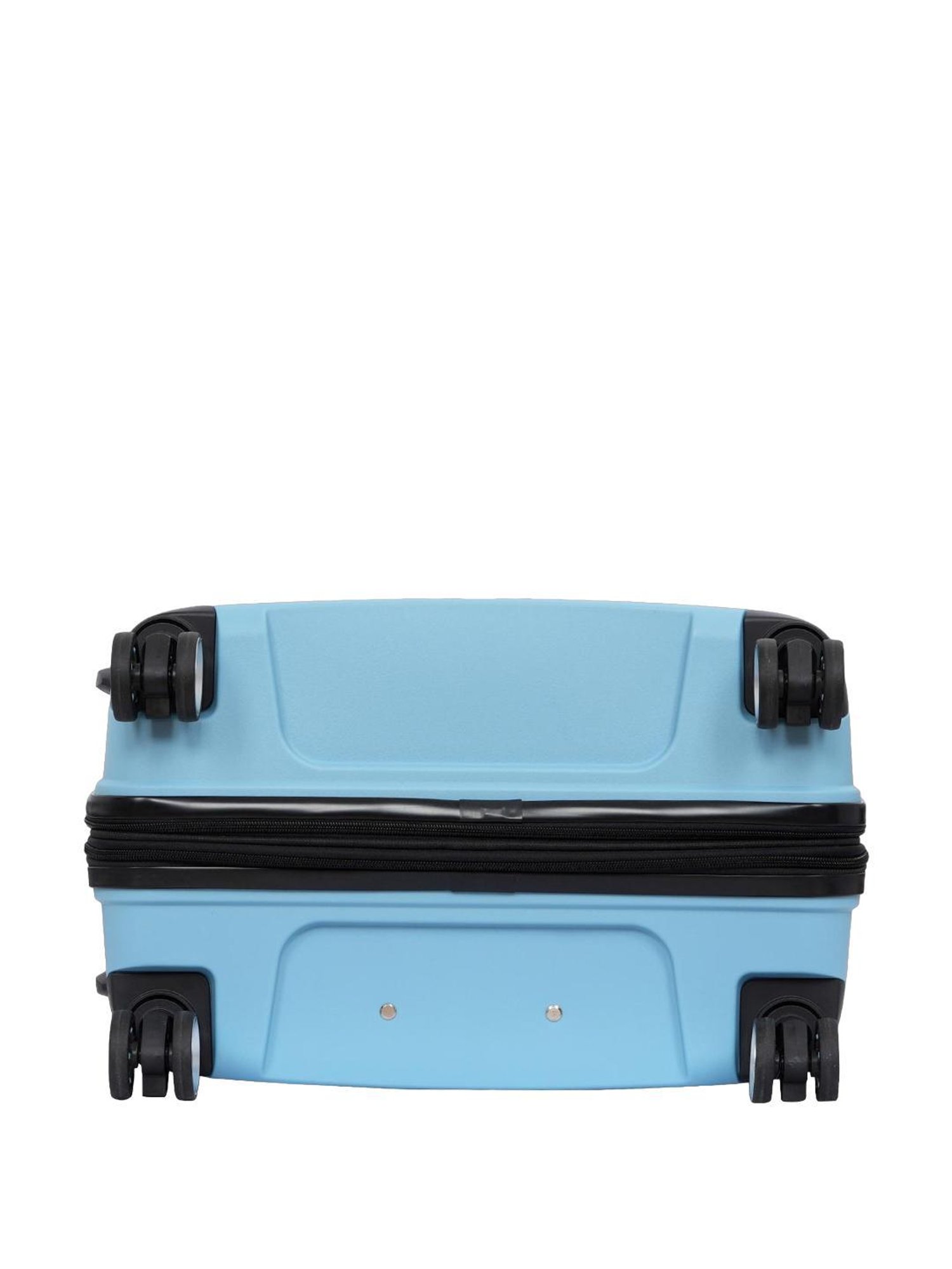 The Vertical Stellar Blue Wheels 8 Small Hard Cabin Trolley Bag