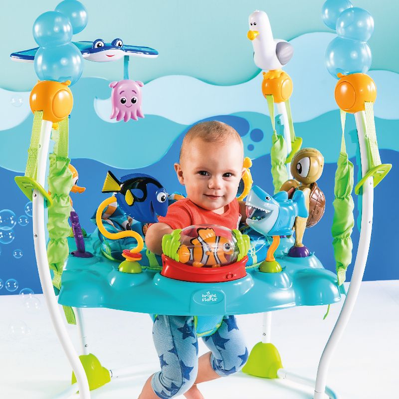 Evenflo Exersaucer Tiny Tropics 2-in-1 Baby Seat + Doorway Jumper