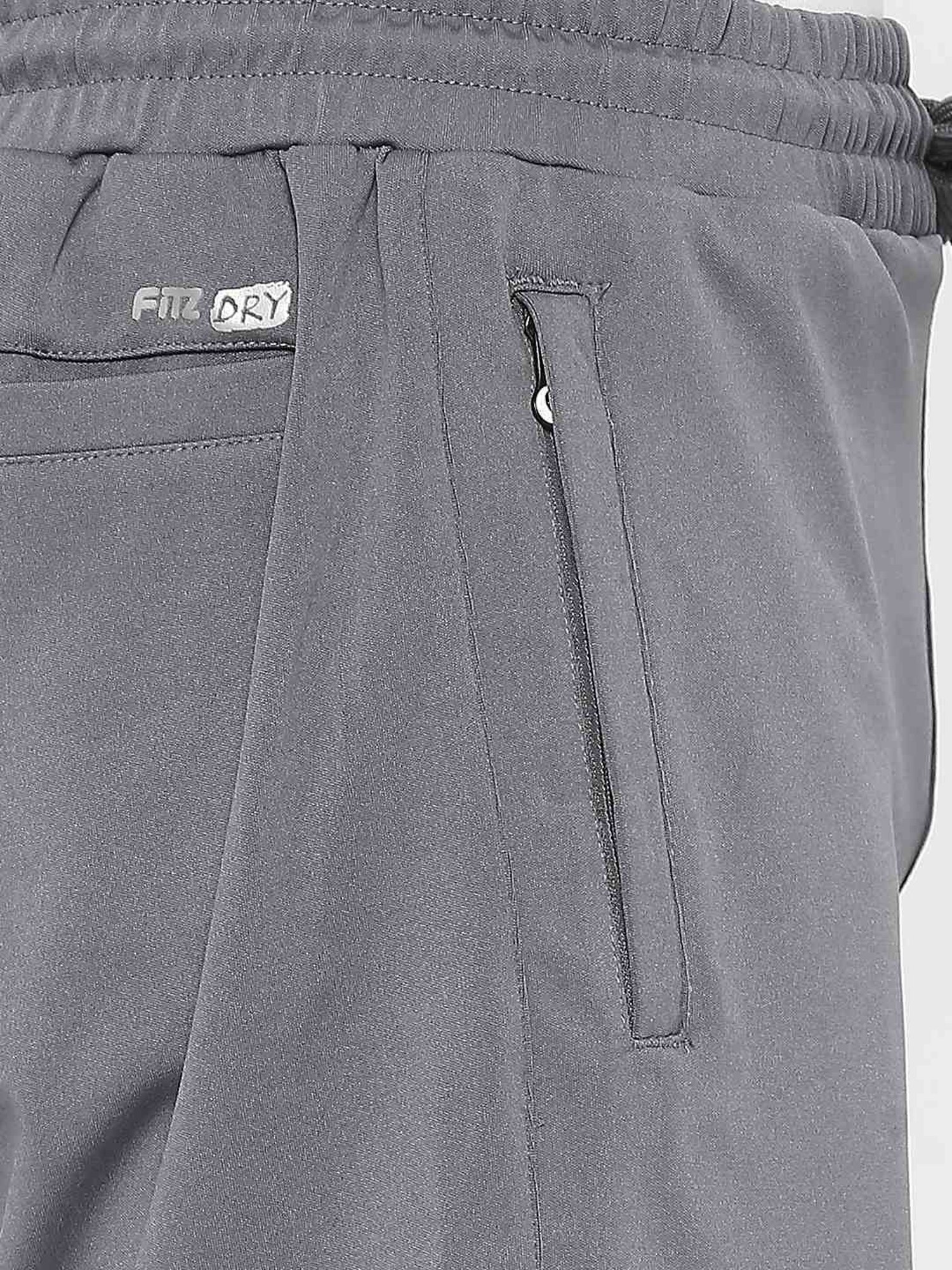 Fitz Charcoal Grey Slim Fit Shorts