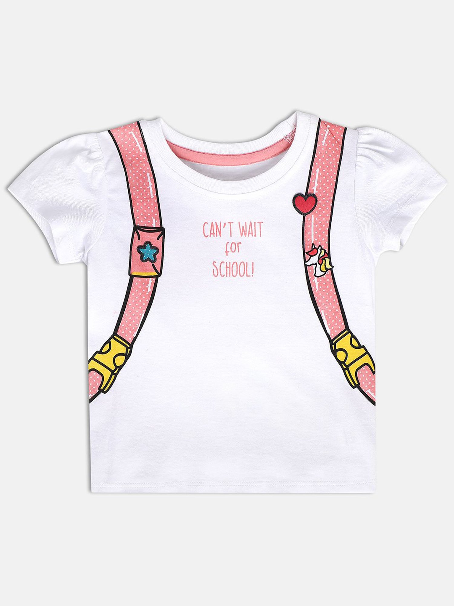 Bodycare Kids Violet Embellished T-Shirt