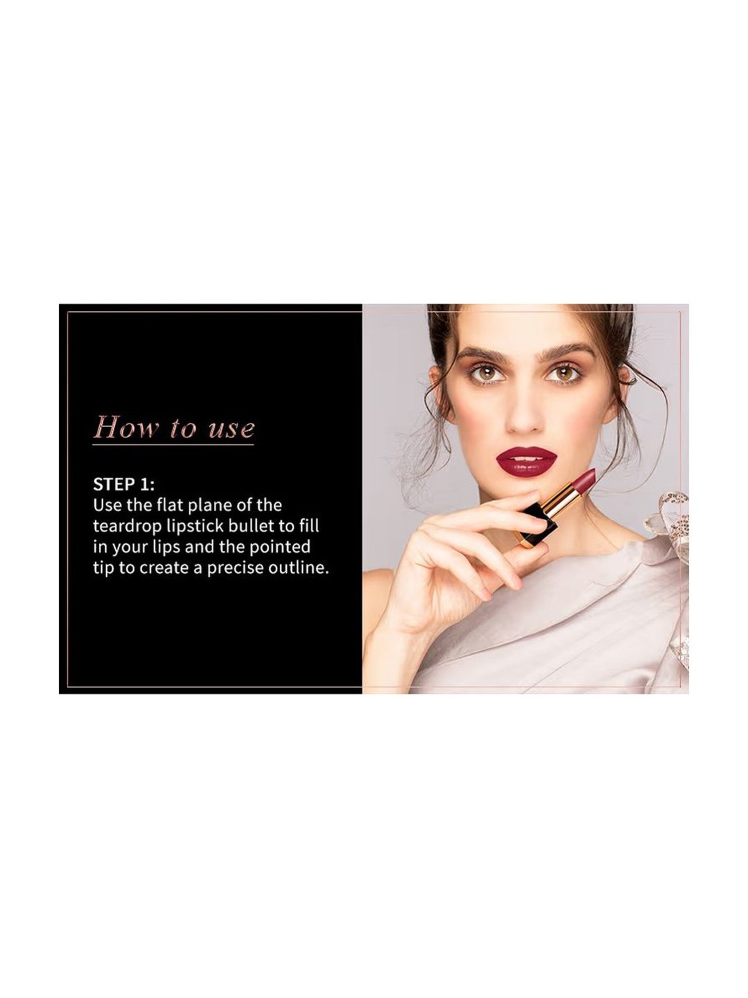 Manish Malhotra Beauty by MyGlamm Hi-Shine Lipstick Barely Nude - 4 gm