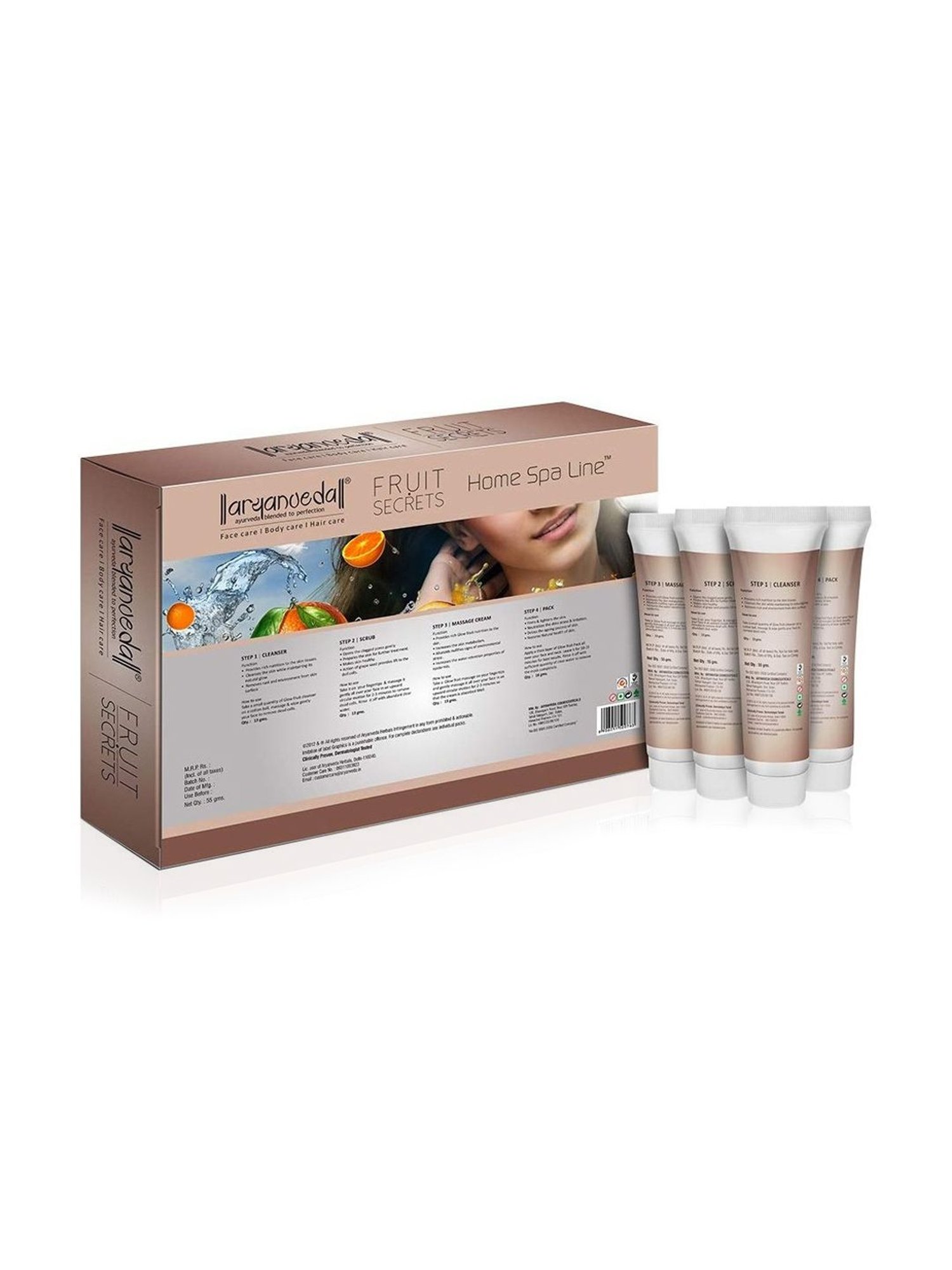 Aryanveda Fruit Secrets Facial Spa Kit for