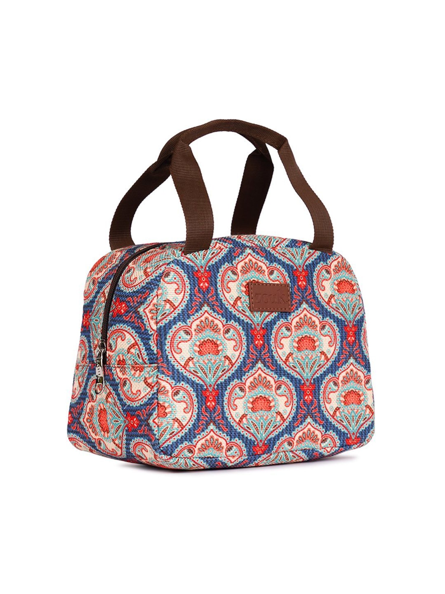 ZOUK Blue Printed Lunch Bag