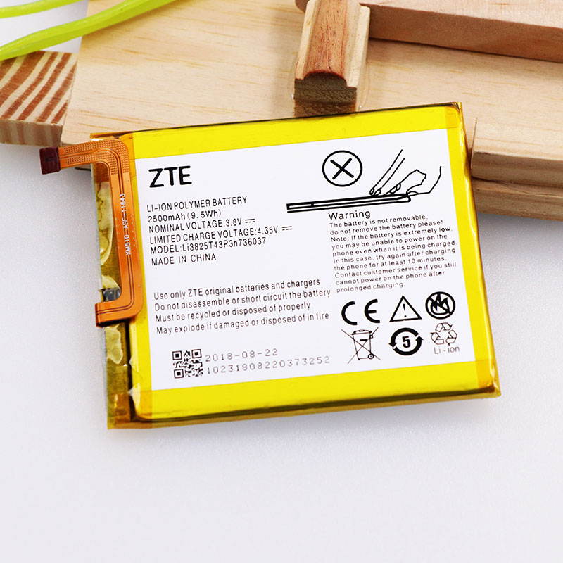 Li3825T43P3h736037 For ZTE BV0720 / For ZTE Blade A2 / For ZTE Blade V7 Lite Battery 2500mAh Cell Phone Replacement Batteries