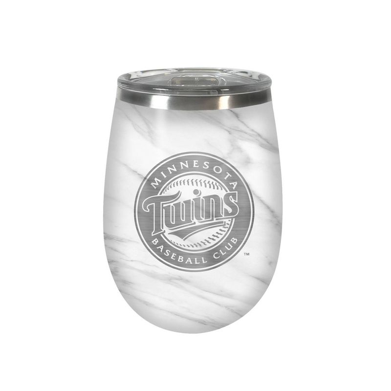 MLB Minnesota Twins 10oz Marble Wine Tumbler