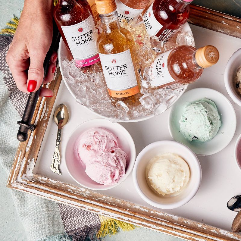 Sutter Home Pink Moscato Wine - 4pk/187ml Bottles