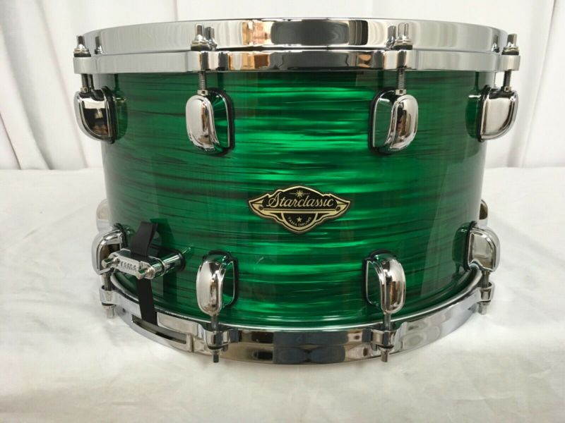 Tama Starclassic Walnut/Birch 14" Dia.X 8" Deep Snare Drum/Jade Silk/WBSS148-JDL