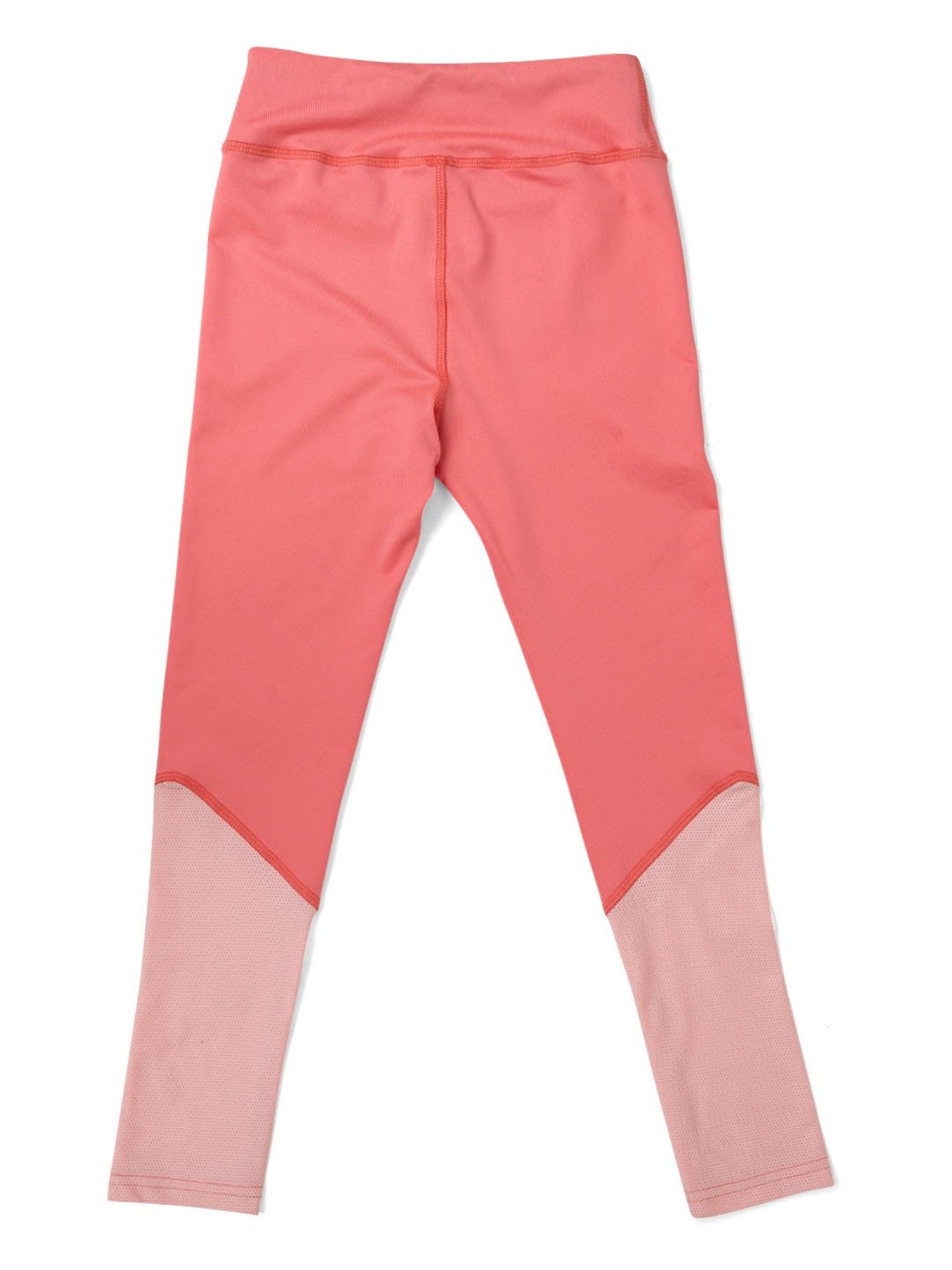 A Little Fable Kids Peach Color Block Leggings
